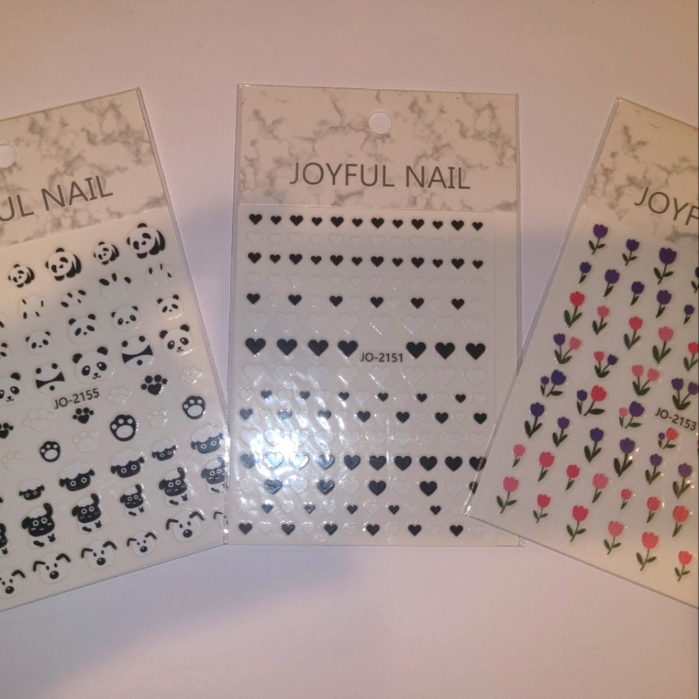 Nail stickers 6 pack
